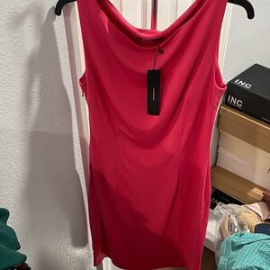 Allegra K Hot Pink Sleeveless Top